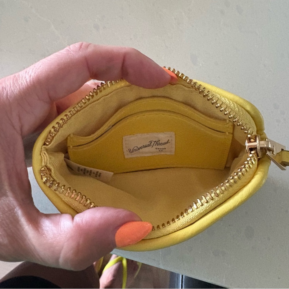 Target Universal Thread Yellow Checkered Wallet C… - image 4